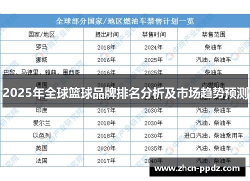 2025年全球篮球品牌排名分析及市场趋势预测